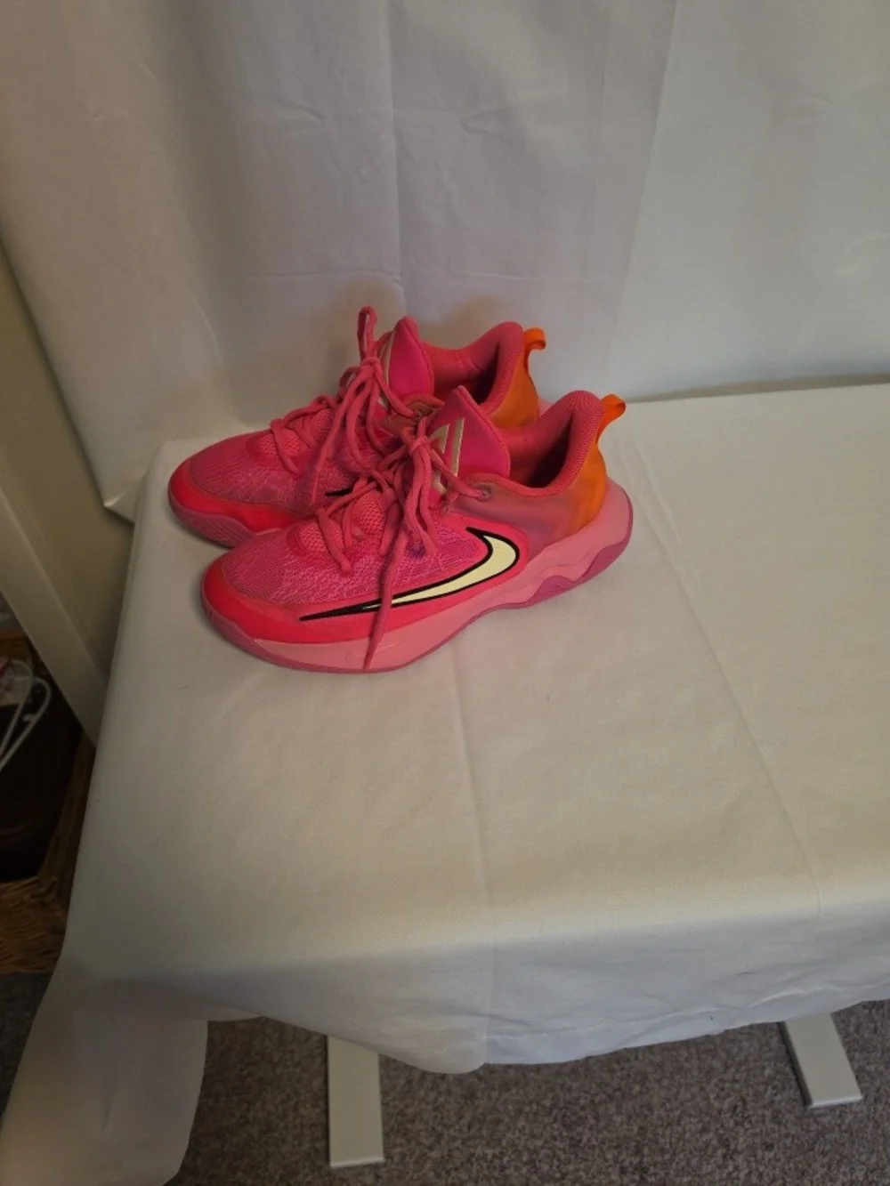 Nike Gianni's Immortality 4 Kids 5 Pink Basketball Shoes